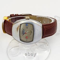 Sicura (RARE Breitling) Vintage Jump hour jumping hour digital Swiss made watch