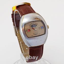 Sicura (RARE Breitling) Vintage Jump hour jumping hour digital Swiss made watch