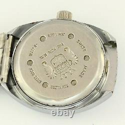 Sicura RARE Breitling vintage jump hour jumping hour digital Swiss made watch