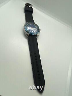 Skin Diver ELVES Vintage Watch Automatic 200M Swiss Made Mens Blue Dial Rare 70