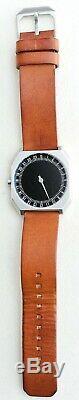 Slow Jo Swiss Made One-hand 24 hour watch, single hand 24hr wrist watch rare