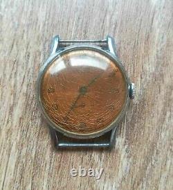 Sorna Swiss Made Rare Vintage Ww2 Military Men's Wrist Watch Runs Well (pa36)