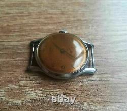 Sorna Swiss Made Rare Vintage Ww2 Military Men's Wrist Watch Runs Well (pa36)