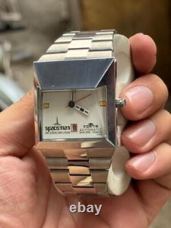 Spaceman Audacieuse TK25 Swiss Automatic White Dial Men's Watch RARE Vintage