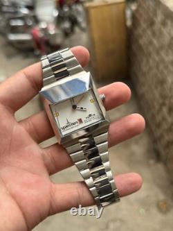 Spaceman Audacieuse TK25 Swiss Automatic White Dial Men's Watch RARE Vintage