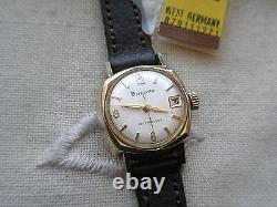 Stunning, Extremely Rare 1966 Vintage Lady Bulova, 10k Gf Swiss Auto, Serviced