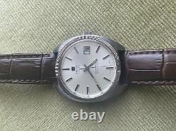 Stunning Rare Vintage Swiss Ss Tissot Seastar Date Gents Auto Watch Patina