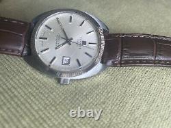 Stunning Rare Vintage Swiss Ss Tissot Seastar Date Gents Auto Watch Patina