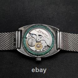 Super Rare Vintage Zenith Automatic AutoSport 23 jewels Swiss 2252 Pc Movement