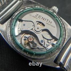 Super Rare Vintage Zenith Automatic AutoSport 23 jewels Swiss 2252 Pc Movement