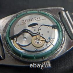 Super Rare Vintage Zenith Automatic AutoSport 23 jewels Swiss 2252 Pc Movement