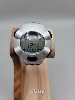 Swatch Beat Aluminum Digital Watch Rare Vintage Find 8 47mm Swiss Gray & Black