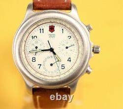 Swiss Army Classic Officer's Chronograph Watch Vintage Brand New 1990's Rare