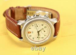 Swiss Army Classic Officer's Chronograph Watch Vintage Brand New 1990's Rare