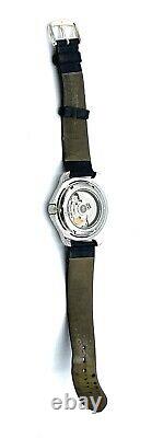 Swiss Army Officers Watch 25 Jewel Automatic Day Date Vintage Rare Working