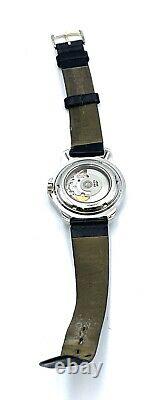 Swiss Army Officers Watch 25 Jewel Automatic Day Date Vintage Rare Working