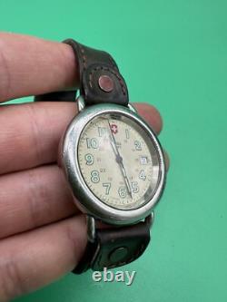 Swiss Army watch Delta Field Date Quartz Original band Rare Vintage New Battery