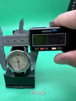 Swiss Army watch Delta Field Date Quartz Original band Rare Vintage New Battery