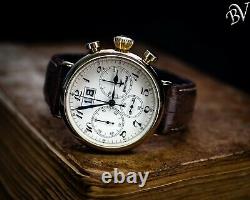 Swiss Chronograph Watch SPECTRUM Vintage Mechanical Wristwatch Rare Switzerland