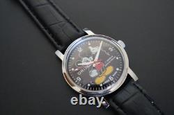 Swiss ORIS Mickey Mouse Men's Watch Rare Vintage Disney Mechanical Model