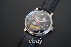 Swiss ORIS Mickey Mouse Men's Watch Rare Vintage Disney Mechanical Model