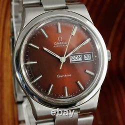 Swiss Omega Genève Rare Original Dial Automatic 1022 Quickset Day Date 166.0174