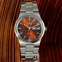 Swiss Omega Genève Rare Original Dial Automatic 1022 Quickset Day Date 166.0174