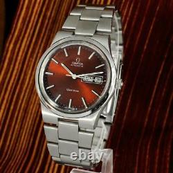 Swiss Omega Genève Rare Original Dial Automatic 1022 Quickset Day Date 166.0174