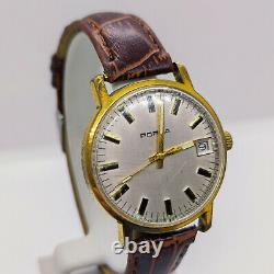 Swiss Porta Watch Vintage S Men Automatic Germany Wrist Rare Date Clean Runs Old