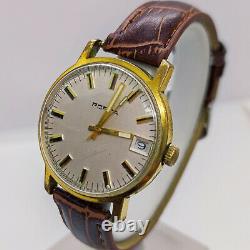 Swiss Porta Watch Vintage S Men Automatic Germany Wrist Rare Date Clean Runs Old