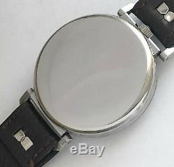 Swiss made Omega men's vintage antique wind up watch very rare oversize