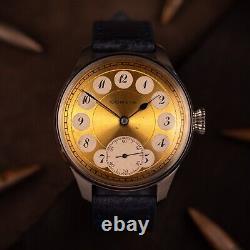 Swiss mens watch, Cometa watch, vintage wristwatch, antique 1910s mechanical watch