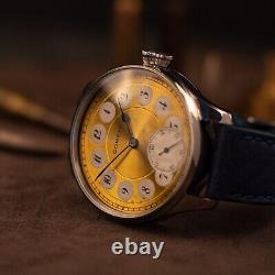 Swiss mens watch, antique watch, vintage wristwatch, custom watch, mechanical watch