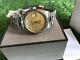 TISSOT SEASTAR DAY DATE Automatic Gold Dial Watch A583K, SWISS, VINTAGE, RARE