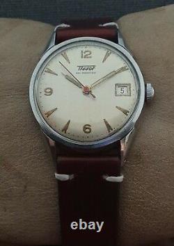 TISSOT cal. 27B-621 SS VINTAGE 50's ref. 57018-2 RARE 16J SWISS WATCH