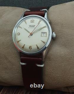 TISSOT cal. 27B-621 SS VINTAGE 50's ref. 57018-2 RARE 16J SWISS WATCH