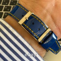 TUCAH Ultra-Thin Watch Chiffre Roman Vintage 70s Rare Manual Winding Swiss Men's