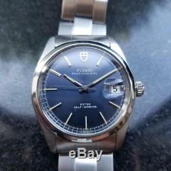 TUDOR Rare Men's Prince Oysterdate 90500 Automatic, c. 1979 Swiss Vintage LV607