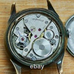 TUSAL SWISS 17 Jewels VINTAGE WATCH RARE Waterproof Antimagnetic INCABLOC