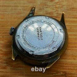 TUSAL SWISS 17 Jewels VINTAGE WATCH RARE Waterproof Antimagnetic INCABLOC