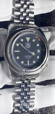 Tag Heuer Mens RARE 1000M SWISS PRO DIVE Watch MINT RUNS Authenticity Guarantee