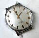 Tissot Swiss Automatic Watch Men's Vintage Beige Dial Rare 25 Jewels 34mm