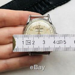 ULTRA RARE LEONIDAS TRIPLE CALENDAR MOON PHASES Swiss Wrist Watch Vintage Luxury