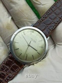 ULTRA-RARE VINTAGE 60s UNIVERSAL GENEVE MANUAL WATCH EARLY EDITIONS SWISS MADE