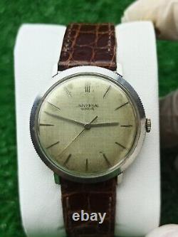 ULTRA-RARE VINTAGE 60s UNIVERSAL GENEVE MANUAL WATCH EARLY EDITIONS SWISS MADE