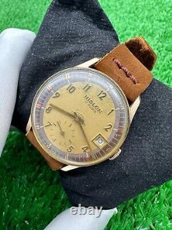 ULTRA-RARE VINTAGE HISLON WATCH RARE SUB-SECOND 60s MANUAL SWISS MINT