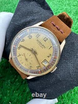 ULTRA-RARE VINTAGE HISLON WATCH RARE SUB-SECOND 60s MANUAL SWISS MINT