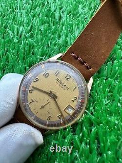 ULTRA-RARE VINTAGE HISLON WATCH RARE SUB-SECOND 60s MANUAL SWISS MINT