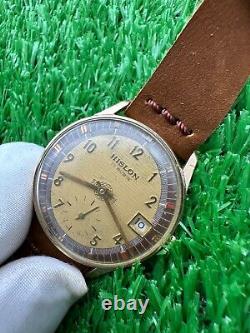 ULTRA-RARE VINTAGE HISLON WATCH RARE SUB-SECOND 60s MANUAL SWISS MINT