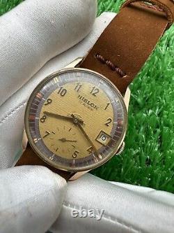 ULTRA-RARE VINTAGE HISLON WATCH RARE SUB-SECOND 60s MANUAL SWISS MINT